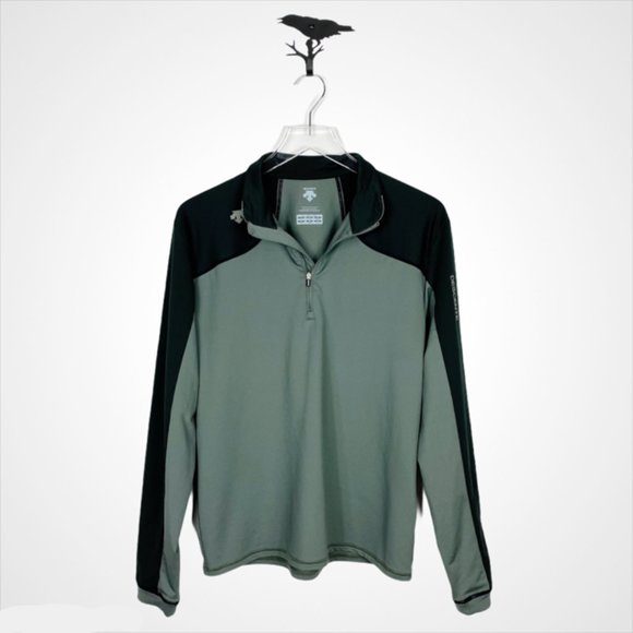 Descente 1/4 Zip Mid Layer Pullover | S - Picture 1 of 8